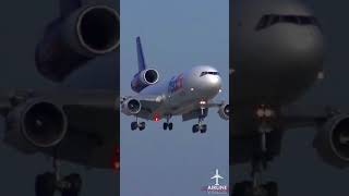 MD11F EXPERIMENTAL LANDING [upl. by Katlaps649]