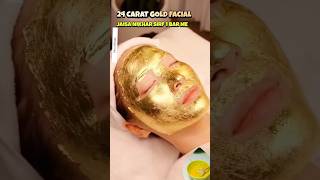 🔥Easy GOLDEN FACIAL😱  Parlour Like Golden Facial Skin At Home skincare skinbrightening shorts [upl. by Eisenberg]