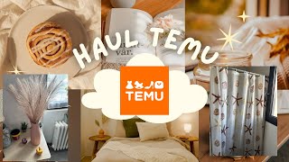 Mon premier Haul  TEMU  collaboration [upl. by Erving763]