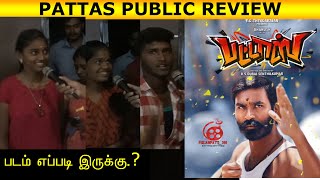 Pattas Movie Public Review  DhanushSri Devi cinemasPunjai Puliampatti [upl. by Nywloc]