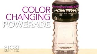 Color Changing Powerade [upl. by Notsniw]