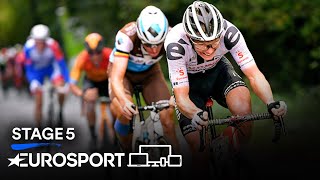 BinckBank Tour 2020  Stage 5 Highlights  Cycling  Eurosport [upl. by Lawtun]