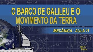 Aula 11  O barco de Galileu e o movimento terrestre  Canal da Física [upl. by Esinaj]