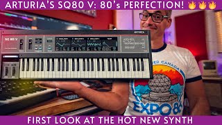 Arturias new SQ 80 V Sweet 80s synth emulation [upl. by Primrosa]