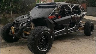 Canam Maverick x3 Turbo 4 Seater 4x4 Review  buggy  Dubai  MianAli110 [upl. by Llirrehs]