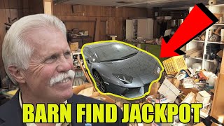 8 RAREST Car Barn Finds  Chasing Classic Cars [upl. by Xyla733]