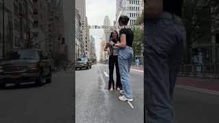 BAREFOOT IN NEW YORK CITY 😱‼️🗽 shorts viral dance [upl. by Ynnor]