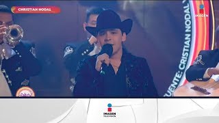 ¡Christian Nodal interpreta Probablemente  Sale el Sol  Imagen Entretenimiento [upl. by Lucinda]