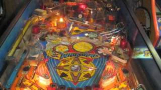 Whirlwind Pinball Williams Gameplay video 1990 Arcade [upl. by Norrat383]