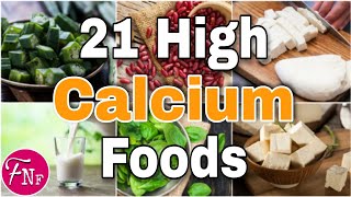 ✅21 High Calcium Foods  Calcium Rich Foods You Need to Eat [upl. by Chrysa]