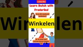 Winkelen SPEAK DUTCH learndutch nederlands holland nederland inburgering staatsexamen fun [upl. by Nuaj205]