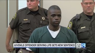 Juvenile offender serving life gets new sentence [upl. by Rist847]