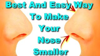 best and easy way to make your nose smaller [upl. by Errehs]