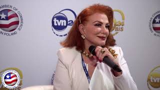 Interview with Georgette Mosbacher former US Ambassador to Poland AmCham Diner in Karpacz 2021 [upl. by Karoly268]