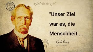 Die inspirierenden Zitate von Carl Benz [upl. by Emorej]