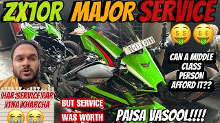 ZX10R 2023 MAJOR SERVICE COST DETAILED VIDEO ZX10R MAINTENANCE  IS IT THAT COSTLY [upl. by Walter913]