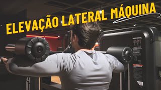 ELEVAÇÃO LATERAL NA MÁQUINA l Lateral Raise [upl. by Enrak619]