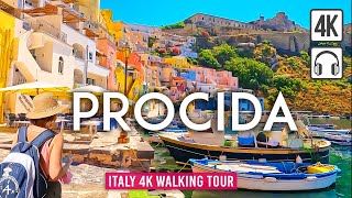 Procida 4K Walking Tour Italy  Peaceful morning walk  Captions amp Immersive Sound 4K UHD60fps [upl. by Ellenhoj181]