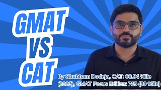 GMAT vs CAT  What makes sense for you [upl. by Ezar]