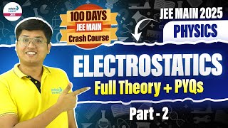 Electrostatics  Full Theory  PYQs Part 2  Class 12 Physics  JEE Main 2025  InfinityLearnJEE [upl. by Haimarej]