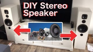 DIY Stereo Speaker  Lautsprecher bauen [upl. by Ydnyc]