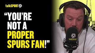 FURIOUS Tottenham Fan RAGES At Jamie OHara For Not Wanting Spurs To Finish In The Top Four 😤 [upl. by Anahsirk5]