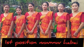 Fwisi fwisi group dance by Bhurachuburi 1st position dance competition at Belguri BC Franklinvlog [upl. by Annoed]