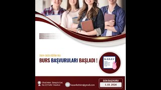 Kadın Sağlıkçılar Eğitim ve Dayanışma Vakfı KASAV Bursu [upl. by Rena]