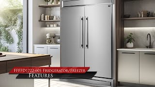 Forno 60quot Builtin RefrigeratorFreezer Model FFFFD1722 60S [upl. by Fayth]