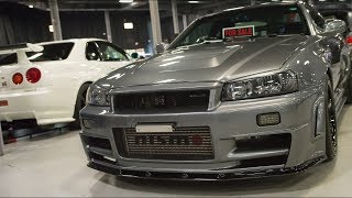 Nissan Skyline R34 GTR V Spec II FOR SALE US Legal [upl. by Oletha]