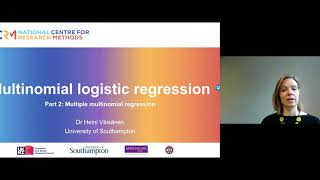 Multinomial logistic regression Part 2 Multiple multinomial regression [upl. by Tekcirc754]