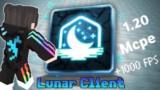 Best Lunar Client Mcpe Download  120 Epic Mod In Minecraft [upl. by Nadabb]