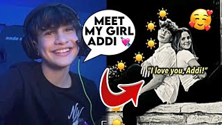 Nidal Wonder Reveals New Girlfriend Addi on Live NALISH OVER [upl. by Wolbrom]