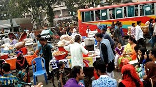 Fuska or pani puri recipe Dhaka city fuska market Bengali Street Foods in BD [upl. by Yerfoeg]