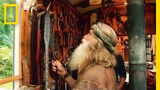 A Visit to the Leather Maker  The Legend of Mick Dodge [upl. by Swagerty]