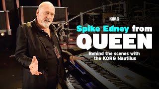 Spike Edney from Queen Behind the scenes with the KORG Nautilus [upl. by Dalenna]