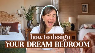 Easy DESIGN TIPS for creating your DREAM BEDROOM [upl. by Corsiglia]