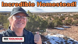 Amazing 30 ACRE Offgrid High Desert Arizona Homestead and Its FOR SALE [upl. by Caylor]