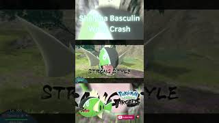 Shiny Alpha Hisuian Basculin Signature Move Wave Crash in Pokemon Legends Arceus [upl. by Assetan990]