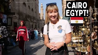 First Impressions of CAIRO EGYPT Africa’s CRAZIEST City اجانب فى القاهرة [upl. by Tomasina904]