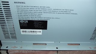 TrippLite APS1012SW Inverter Efficiency Part 1 [upl. by Naynek554]