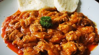 Segedínský guláš výborný poctivý segedín z bůčku  Szeged goulash [upl. by Davy778]