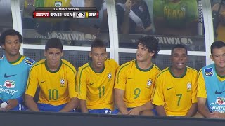 Neymars First Game For Brazil In 2010 [upl. by Annaek]