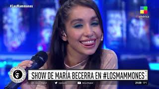 🤩 El show de María Becerra en Los Mammones 🎤🎶 [upl. by Napoleon612]