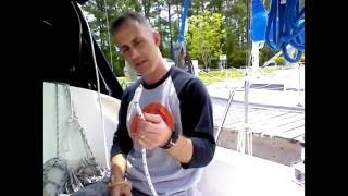 How to replace sheets and sails on a sailboat [upl. by Auqinat]