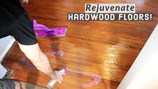 Restore Hardwood Floors with Rejuvenate  EASY [upl. by Ruyam]