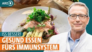 Gemüse Fisch und Hülsenfrüchte fürs Immunsystem  Iss besser  ARD GESUND [upl. by Hanikehs]