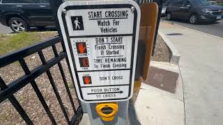 Polara iNS Crosswalk Buttons at Madison St and IL Rte 43 Harlem Ave [upl. by Lleraj]