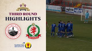 Stirling Albion 02 Cove Rangers  Scottish Gas Mens Scottish Cup Third Round Highlights [upl. by Debor42]