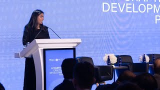 Ms Isha Ambani  India Day  UNGA week  A Tiger’s Tale Crafting a New Development Paradigm [upl. by Gnivri]